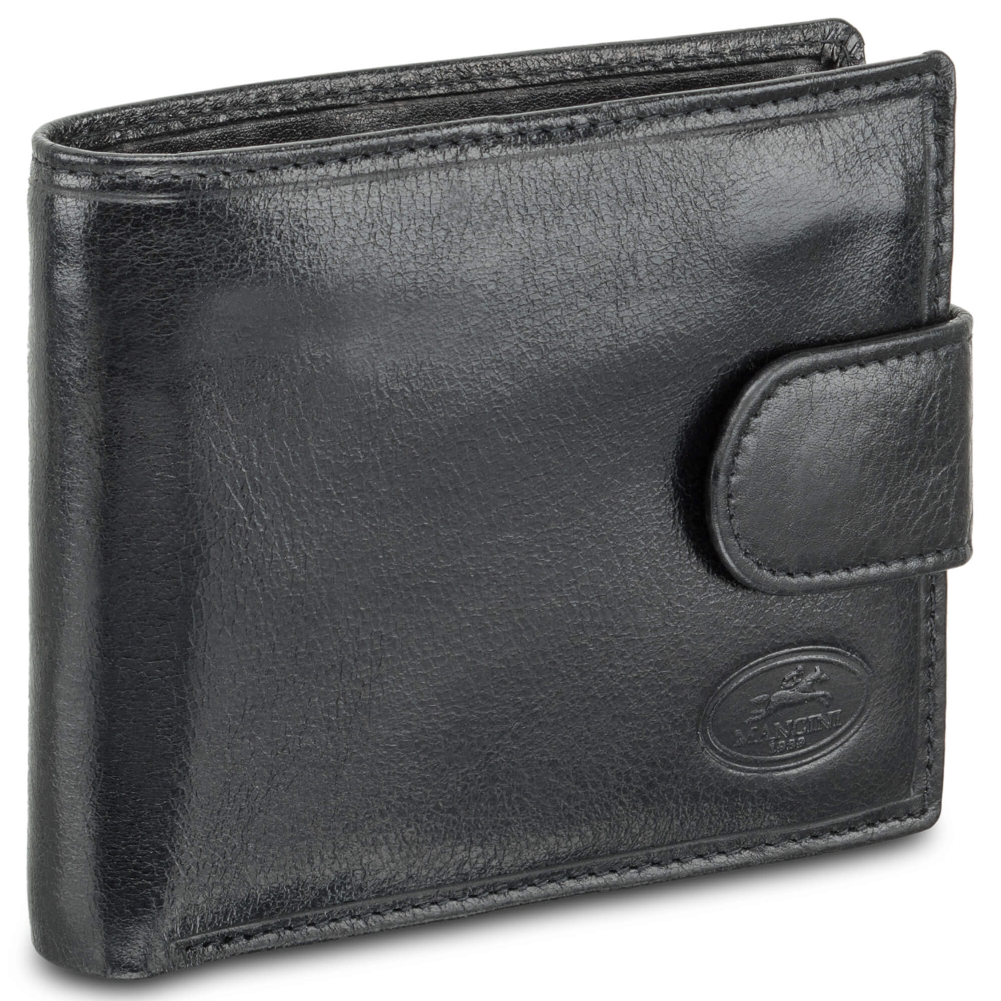 Mancini Deluxe Men’s RFID Secure Wallet with Coin Pocket