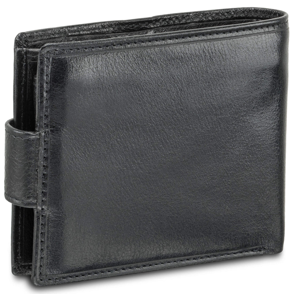 Mancini Deluxe Men’s RFID Secure Wallet with Coin Pocket