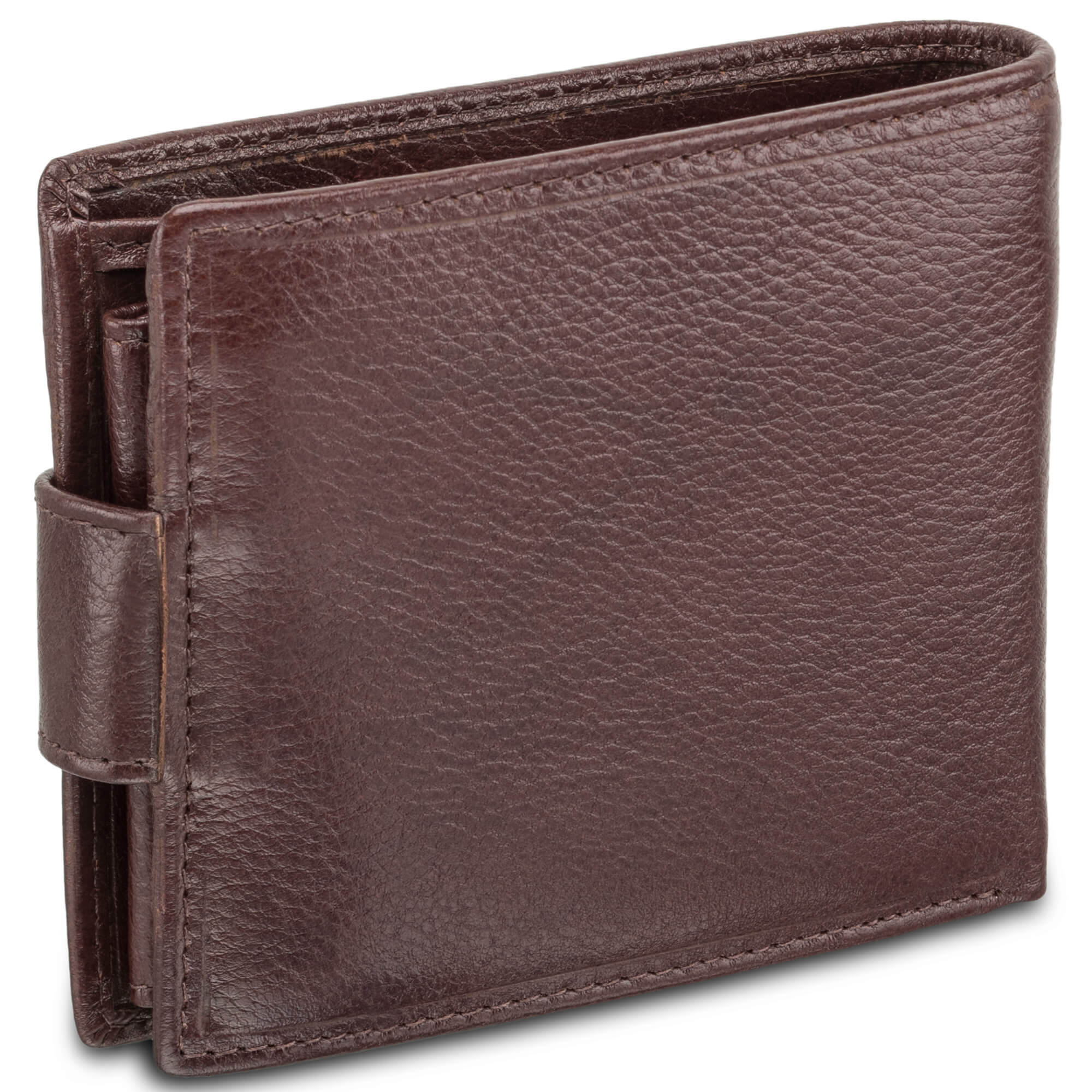Mancini Deluxe Men’s RFID Secure Wallet with Coin Pocket