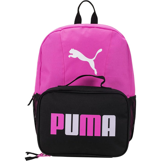 Sac à dos PUMA Evercat Duo Combo avec boîte à lunch - Rose moyen