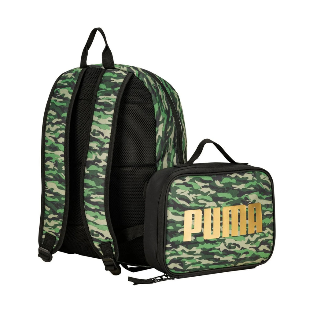 PUMA Evercat Duo Combo Backpack with Lunch box - Camo