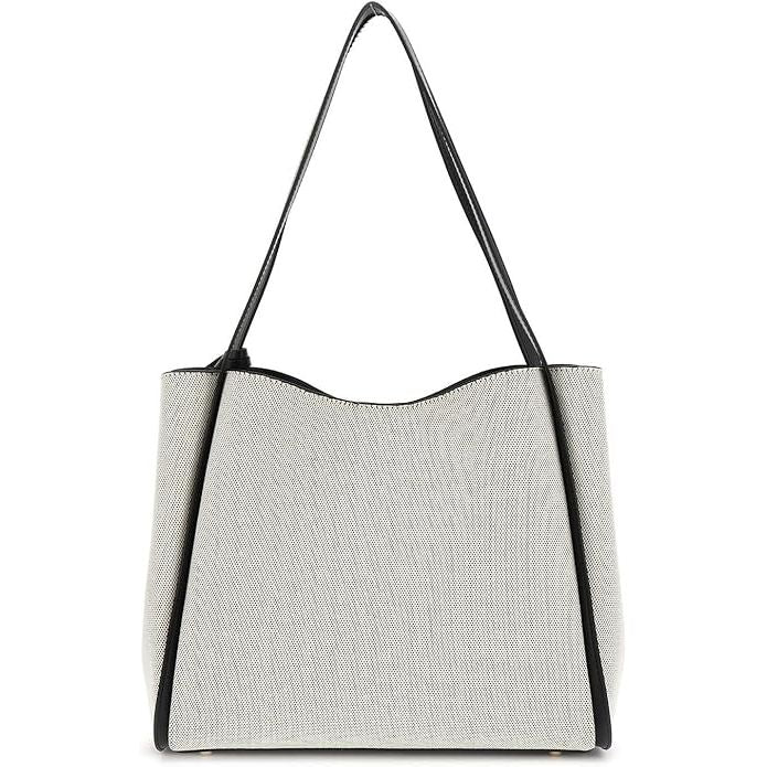 GUESS Nicolette Girlfriend Tote - Natural Black