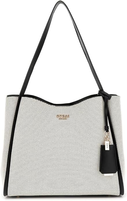 Sac fourre-tout GUESS Nicolette Girlfriend - Noir naturel