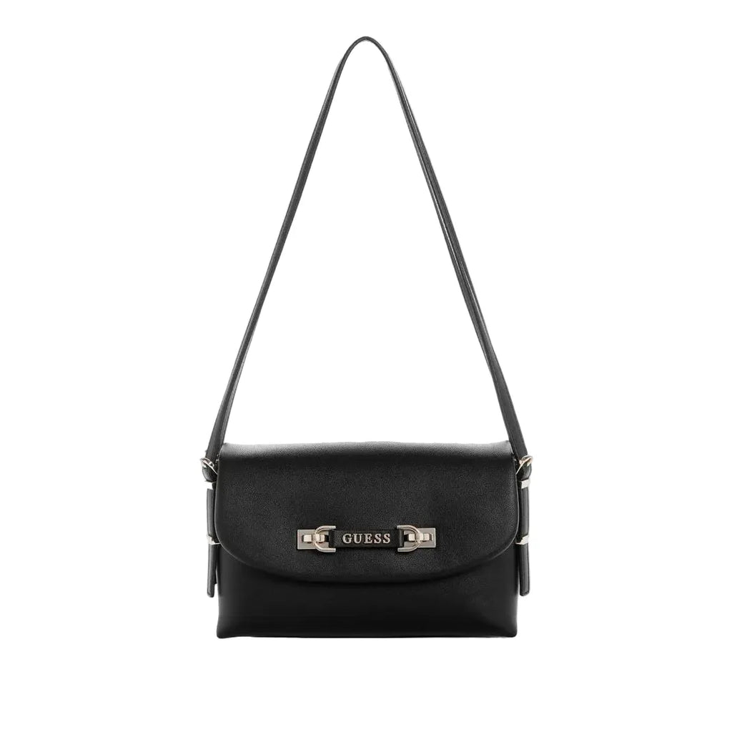 GUESS Lefia Flap Shoulder Bag - Black