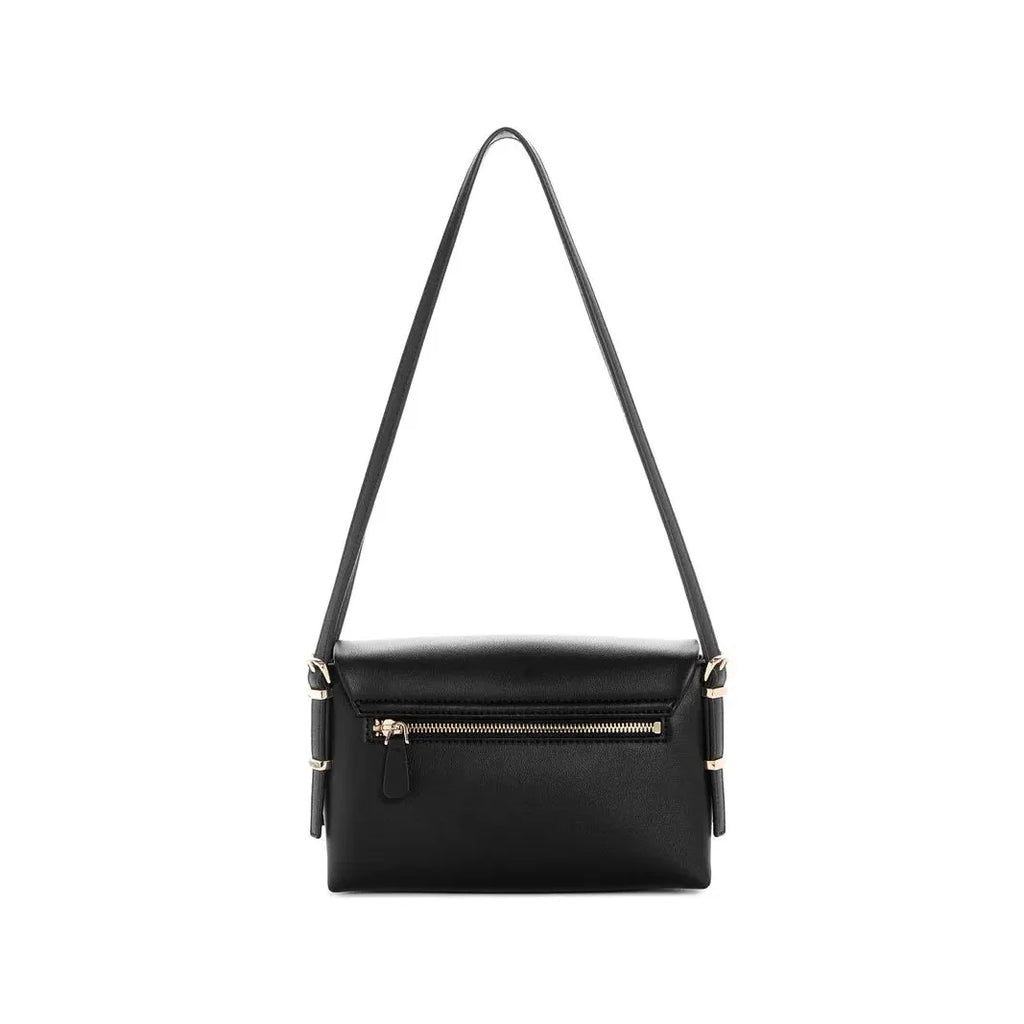 GUESS Lefia Flap Shoulder Bag - Black
