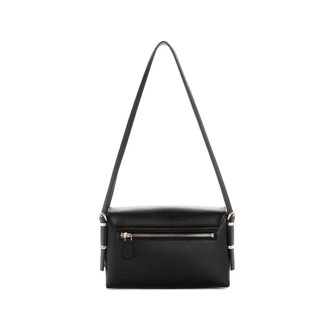GUESS Lefia Flap Shoulder Bag - Black