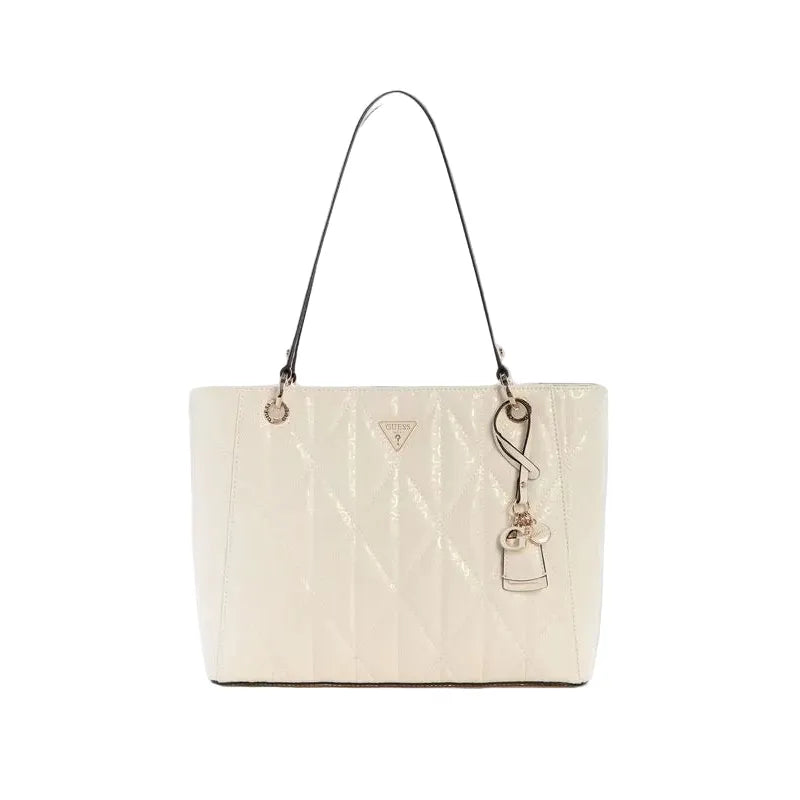 GUESS Aldina Noel Tote Bag - Off White