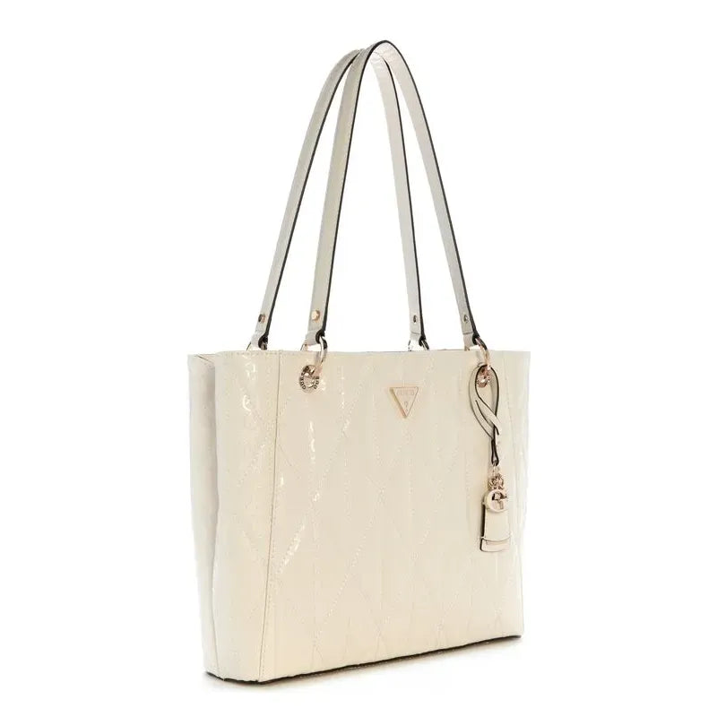 GUESS Aldina Noel Tote Bag - Off White