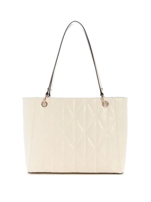 Sac fourre-tout GUESS Aldina Noel - Blanc cassé