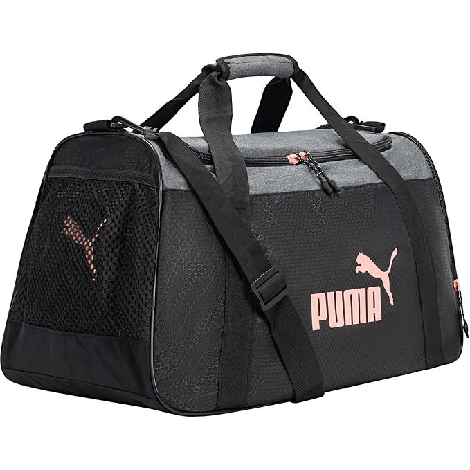 Puma Defense Duffel Bag - Pink/Grey