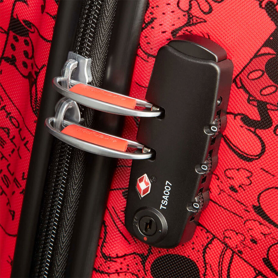 American Tourister Disney Wavebreaker Large Hardside Luggage - Mickey Comics Red