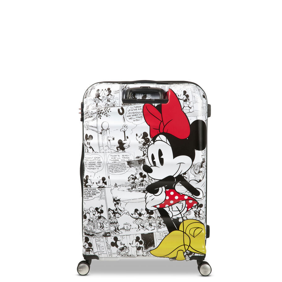 American Tourister Disney Wavebreaker Large Hardside Luggage - Minnie Comics White