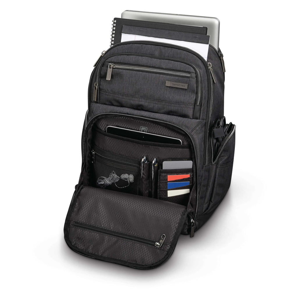 Samsonite Modern Utility Double Shot Backpack 15.6" - Charcoal Heather