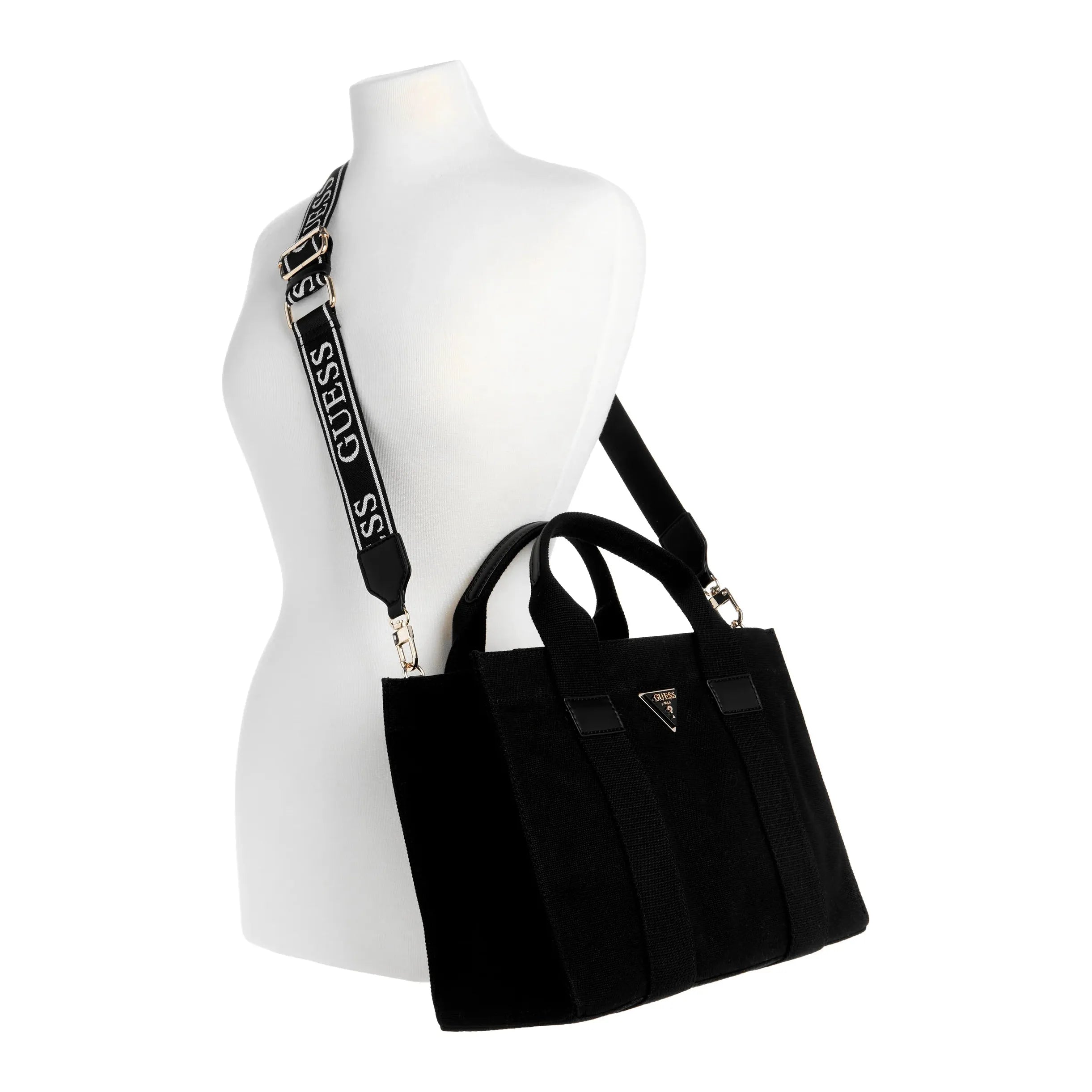 Guess Canvas Small tote - Black