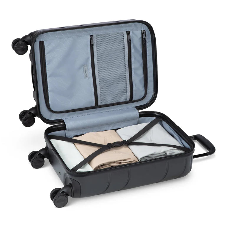 Atlantic Transmarine Hardside Carry-On Luggage - Black