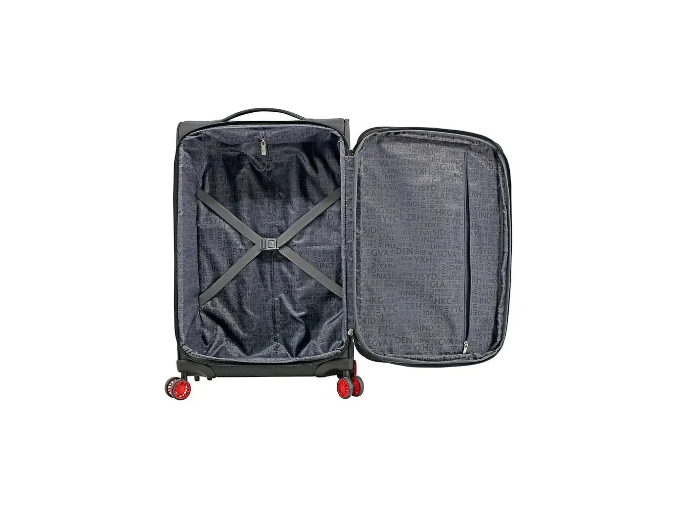 Air Canada Omni Collection Softside Medium Luggage - Charcoal Air Canada Omni Collection Softside Medium Luggage - Charcoal