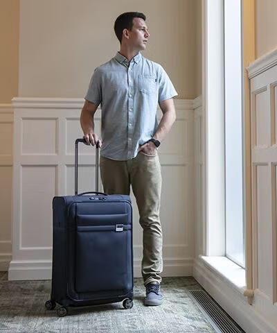 Samsonite Airea Softside Large Luggage - Dark Blue