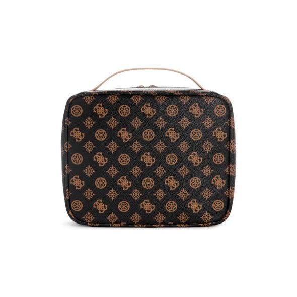 GUESS Wilder Peony Cosmetic Bag - Brown