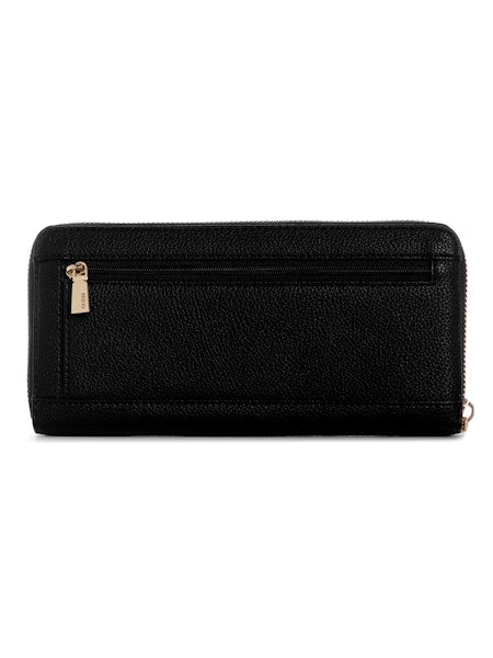 Portefeuille zippé Guess Yesba grand format - Noir