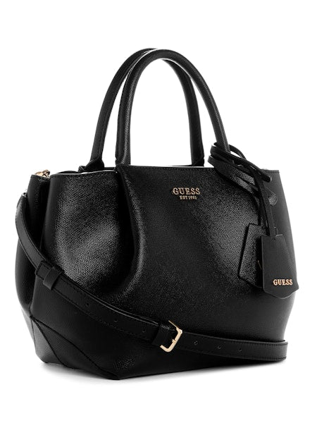 GUESS Amorette Girlfriend Satchel - Black