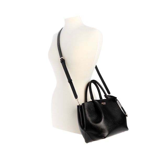 GUESS Amorette Girlfriend Satchel - Black
