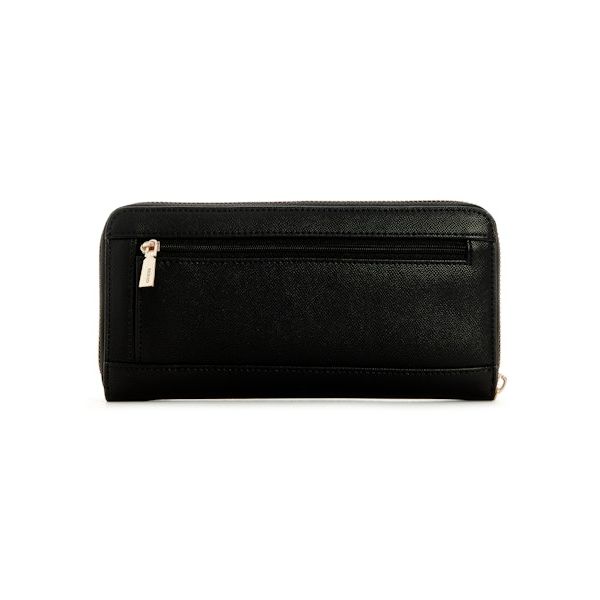 GUESS Mimina SLG Large Zip Around Wallet - Black