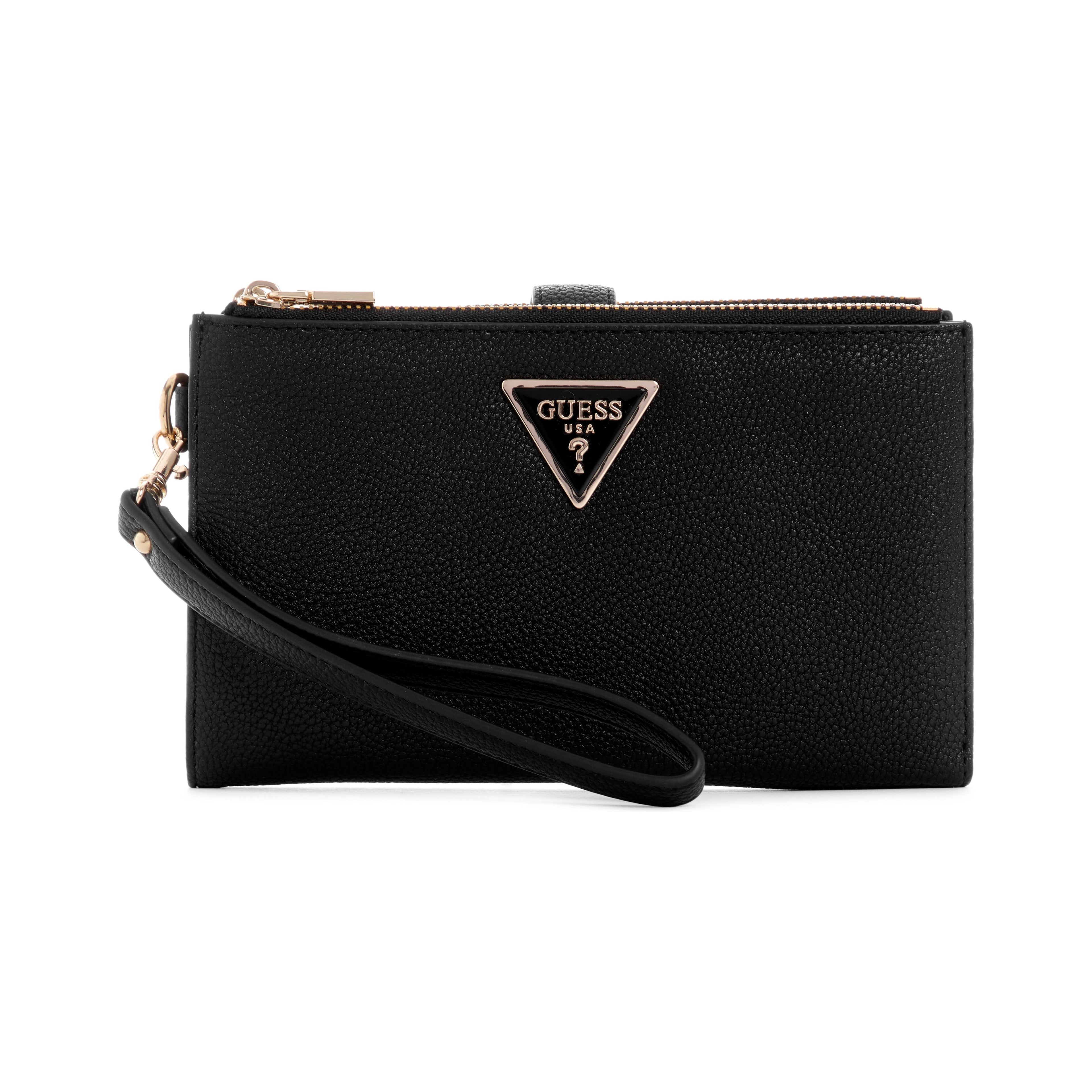 GUESS Meridian Double Zip Organizer - Black