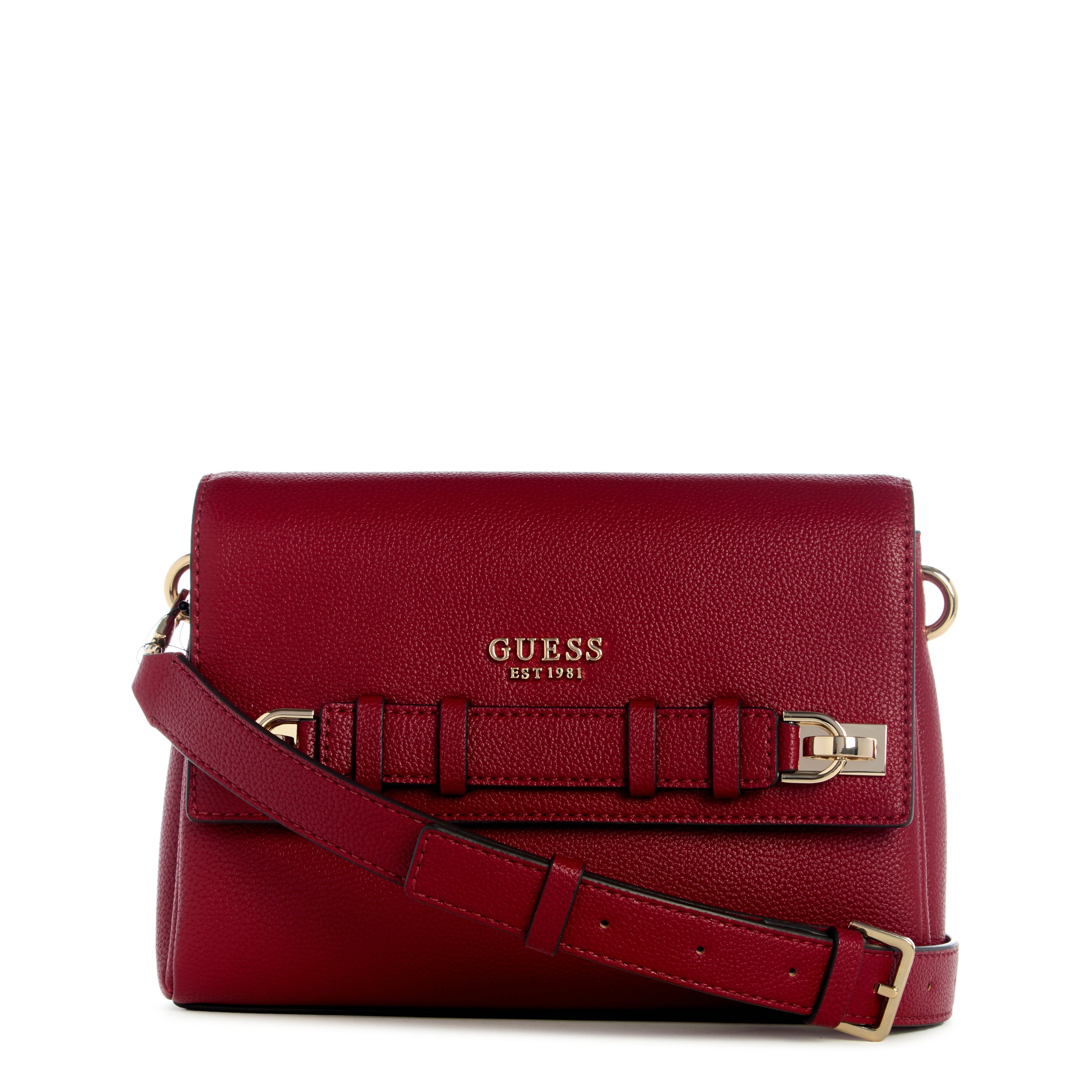 GUESS Gregoria Flap Crossbody - Red