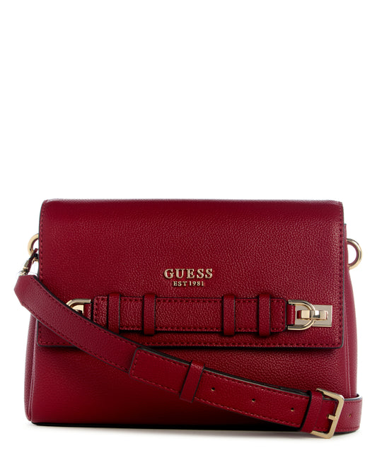 GUESS Gregoria Flap Crossbody - Red