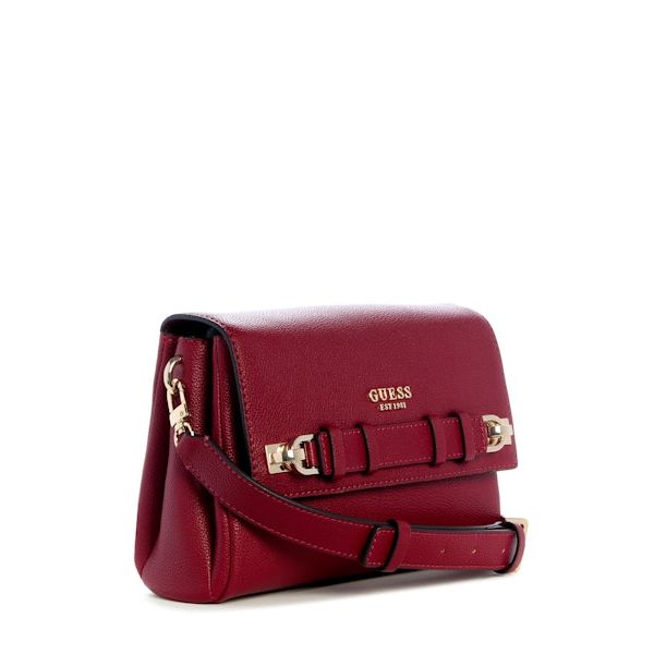 GUESS Gregoria Flap Crossbody - Red