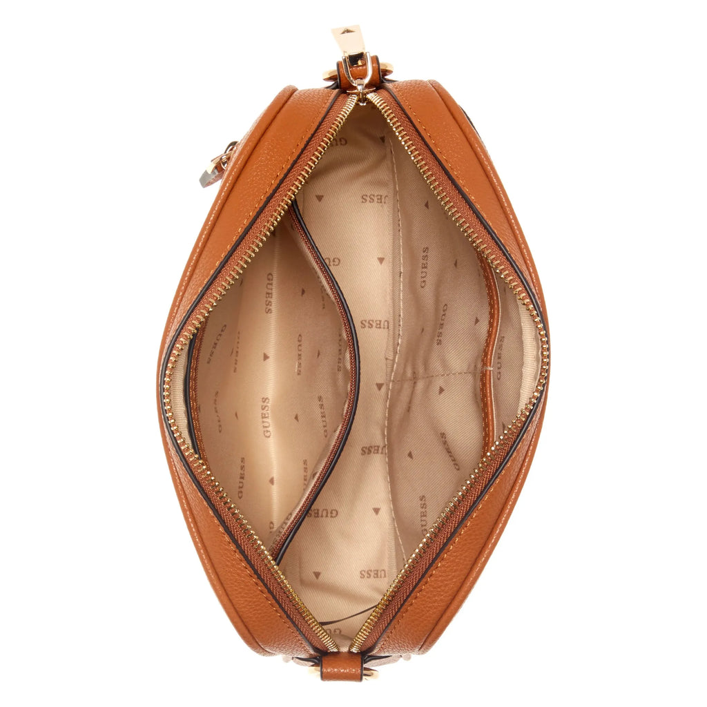 Sac pour appareil photo Guess Meridian - Cognac