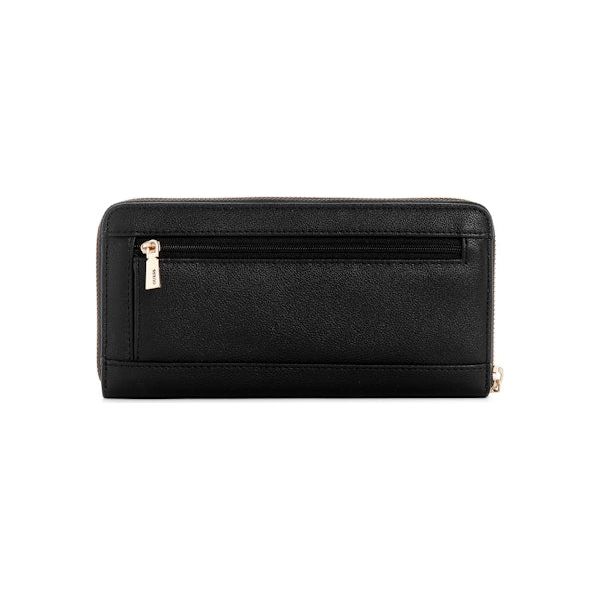 Guess Anadela SLG Large Zip Around Wallet - Black