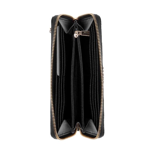 Guess Anadela SLG Large Zip Around Wallet - Black