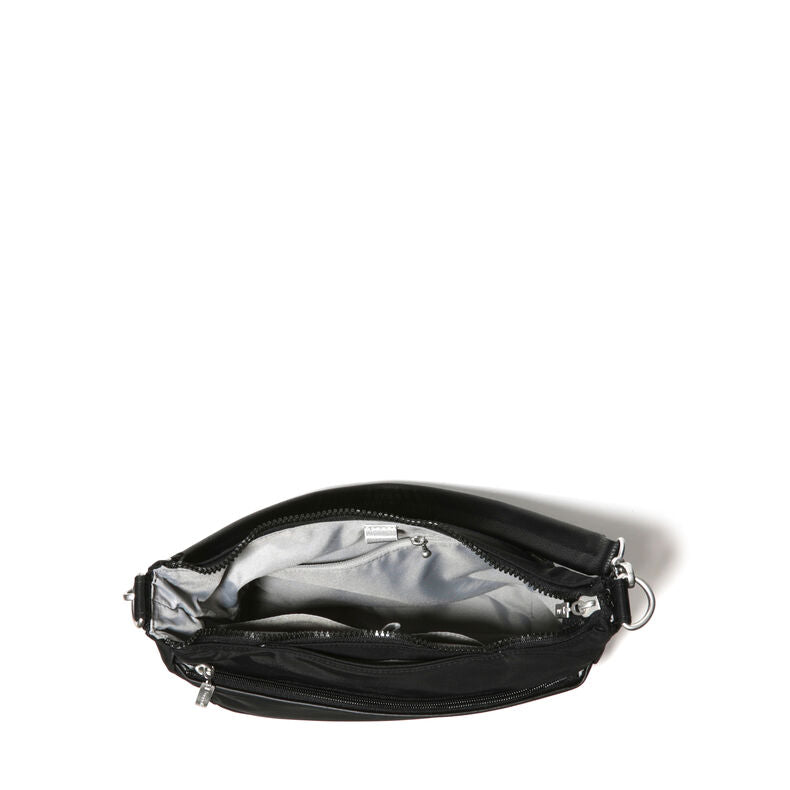 Baggallini Bowery Large Half Moon Bag - Black