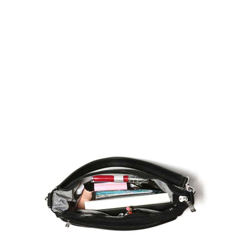 Baggallini Bowery Large Half Moon Bag - Black
