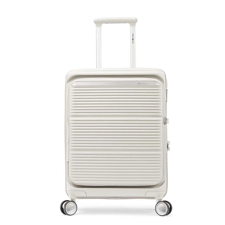 Boutique-mouracuir-samsonite-paraluxe-carryon-stone-grey-front