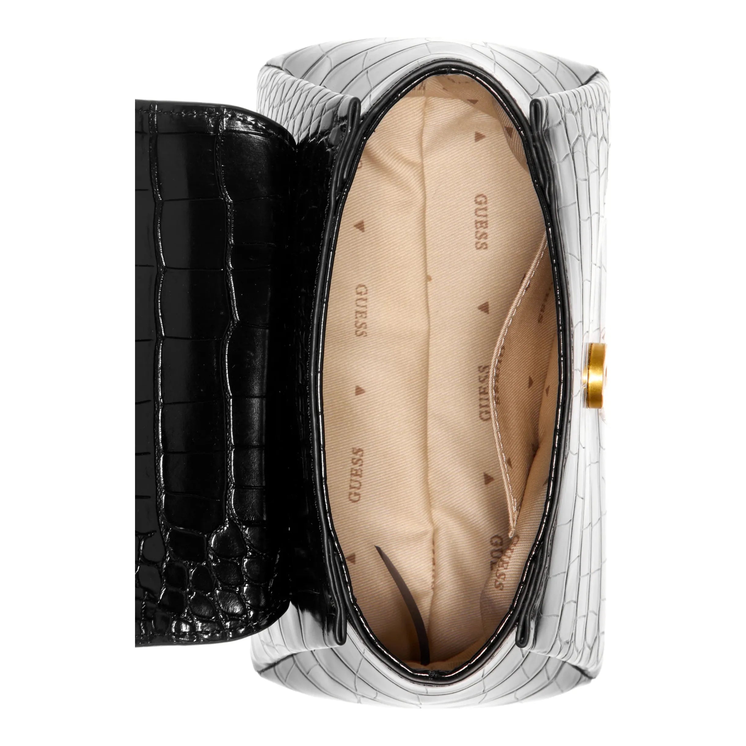 Guess Montreal Faux-Crocodile Mini Crossbody