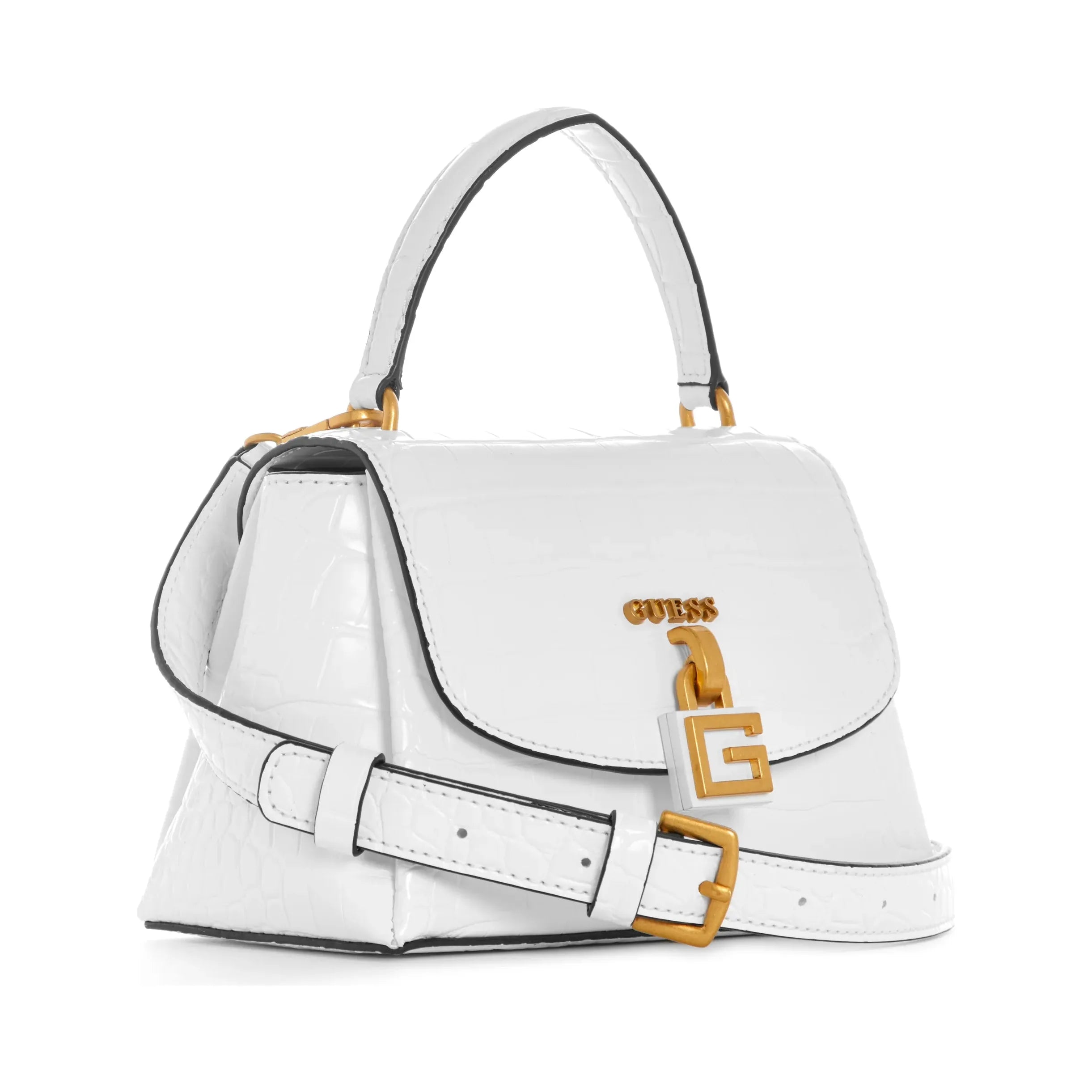 Guess Montreal Faux-Crocodile Mini Crossbody