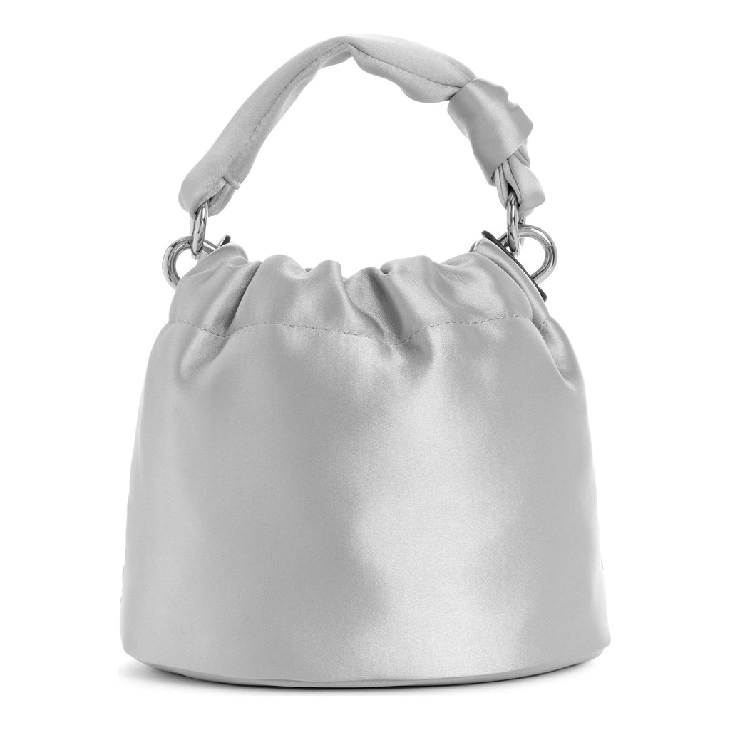 Guess Twiller Top Handle Pouch - Argent