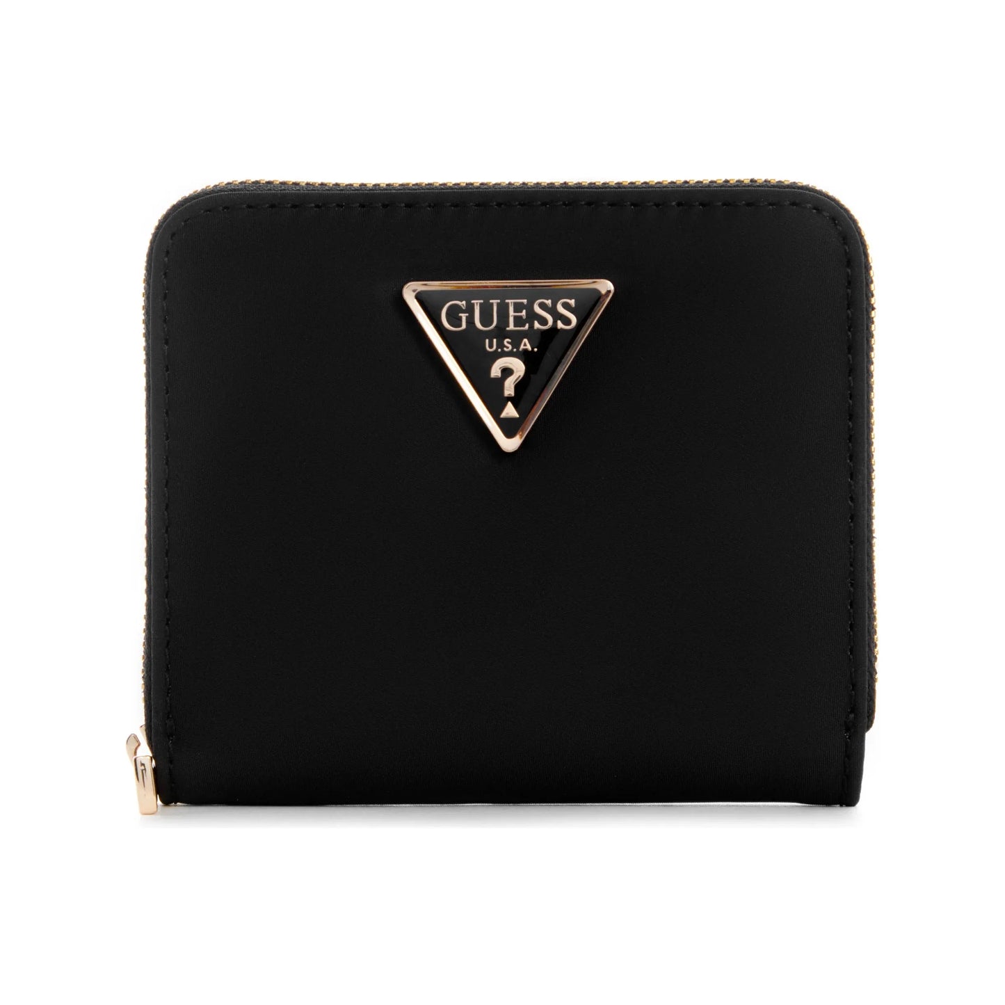 Guess Eco Gemma Petit Portefeuille Zippé - Noir