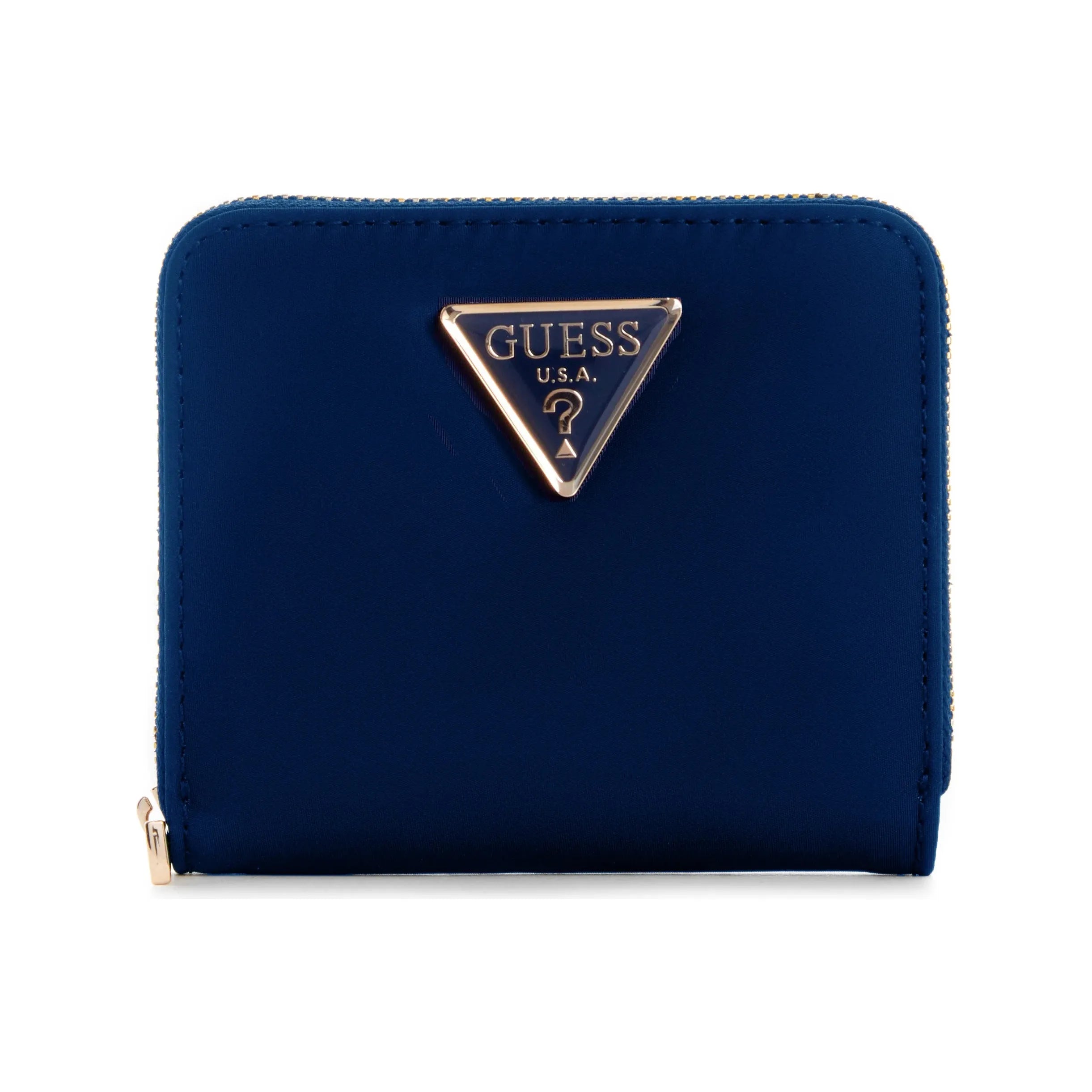 Guess Eco Gemma Small Zip Around Wallet - Black