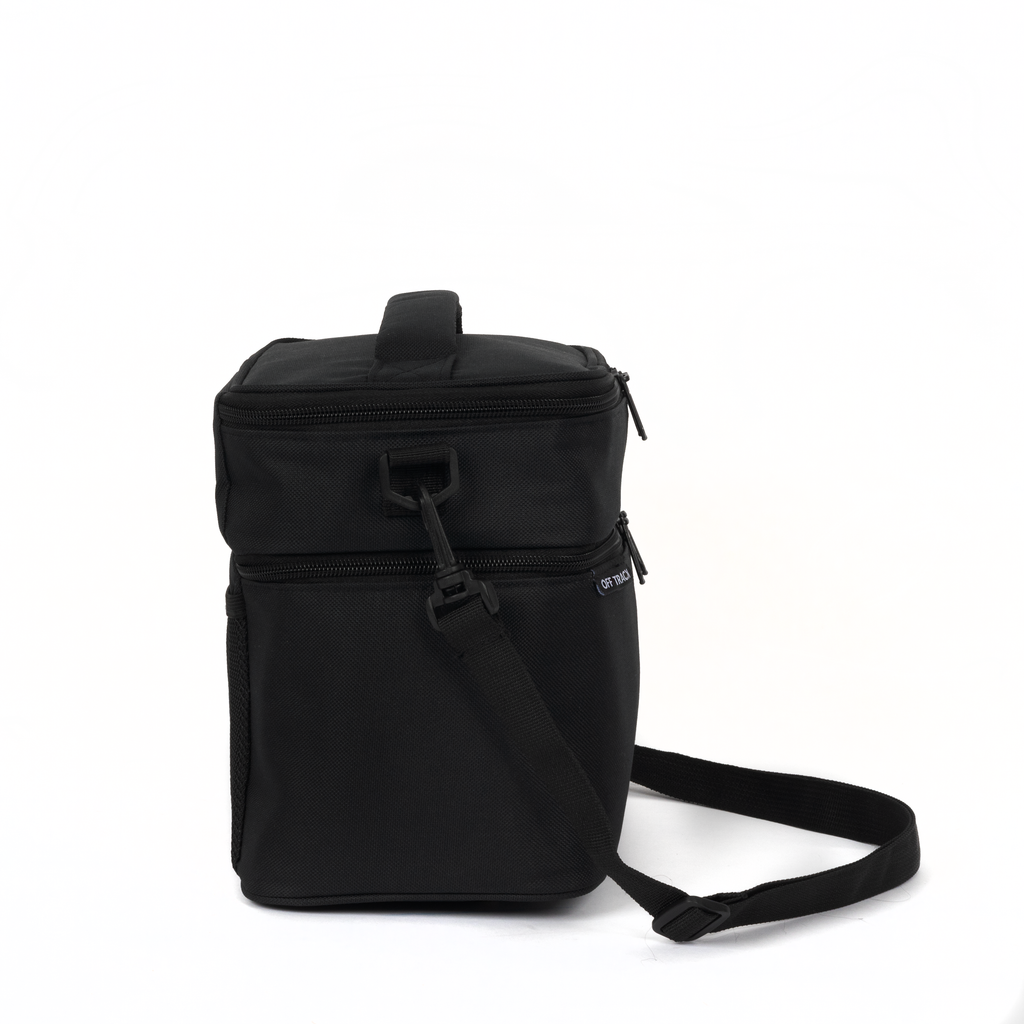Off Track Lunch Box with 2 compartment - Black