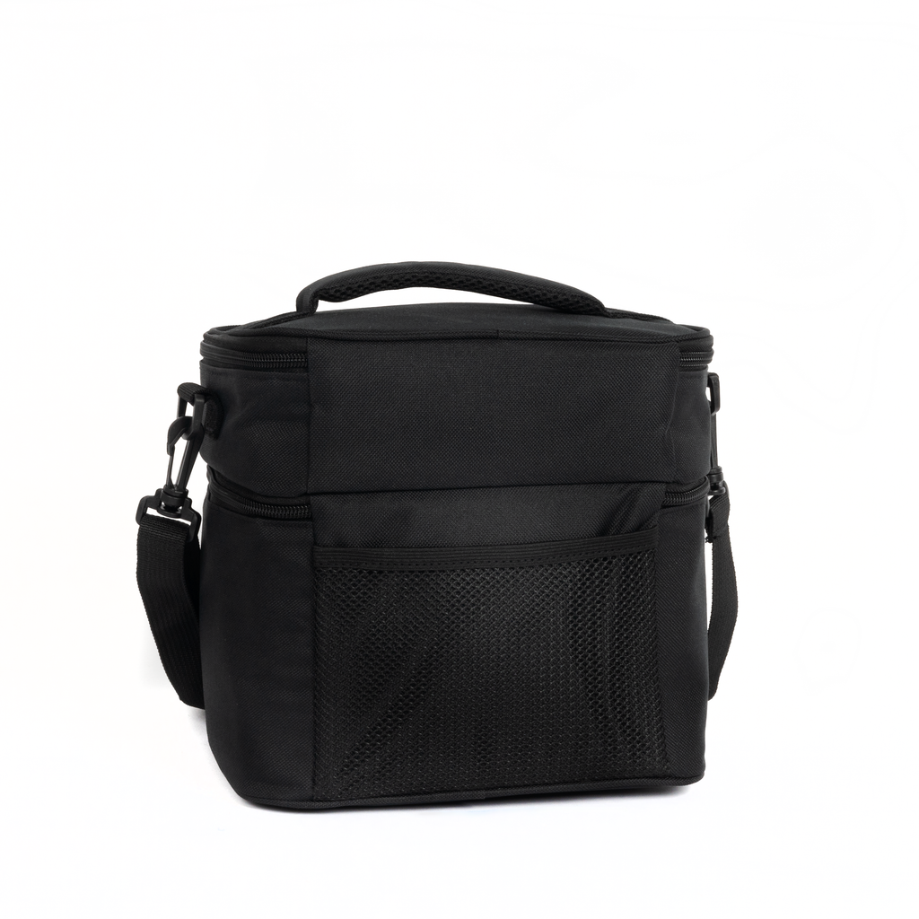 Off Track Lunch Box with 2 compartment - Black