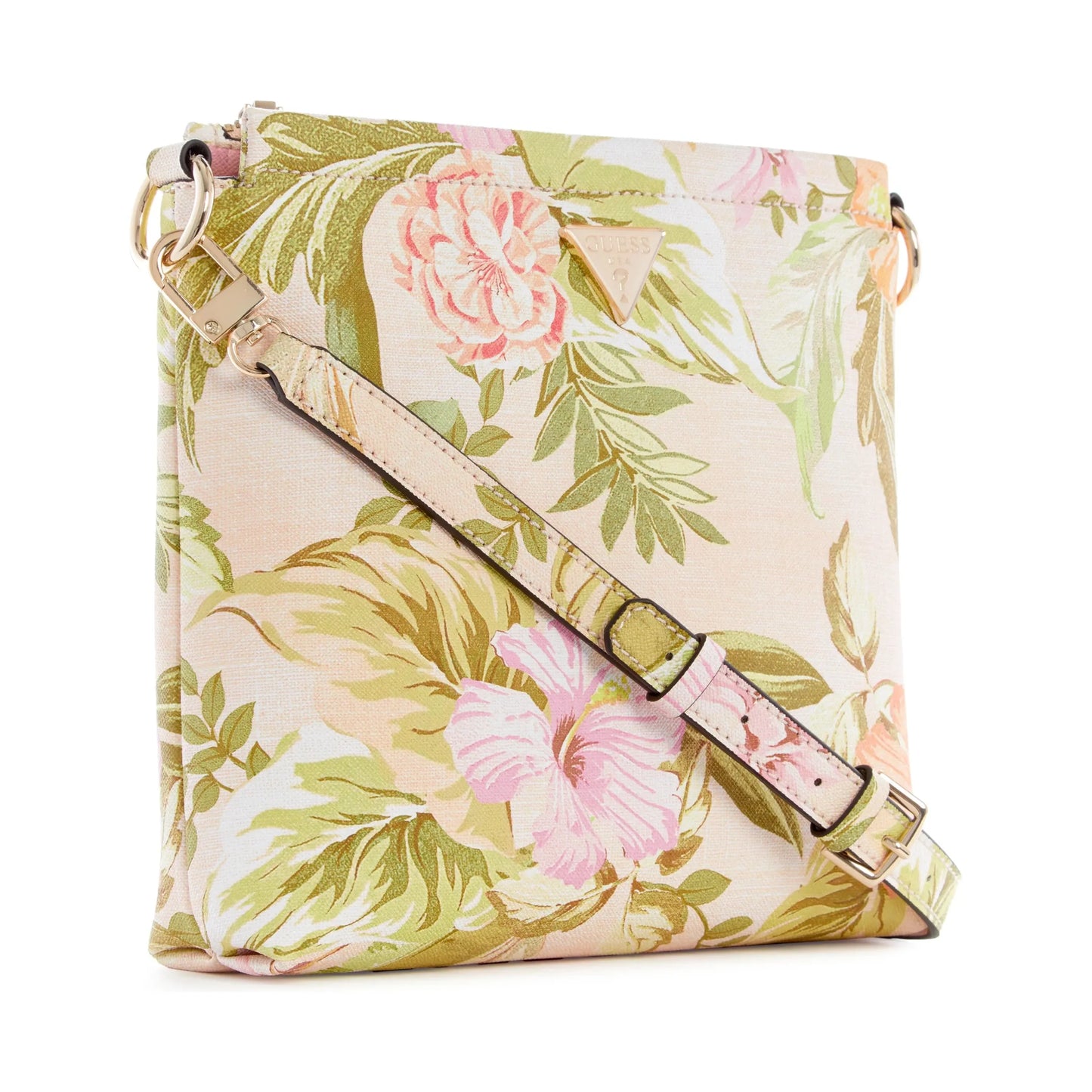 Guess Emiliya Tourist Crossbody - Peach Floral