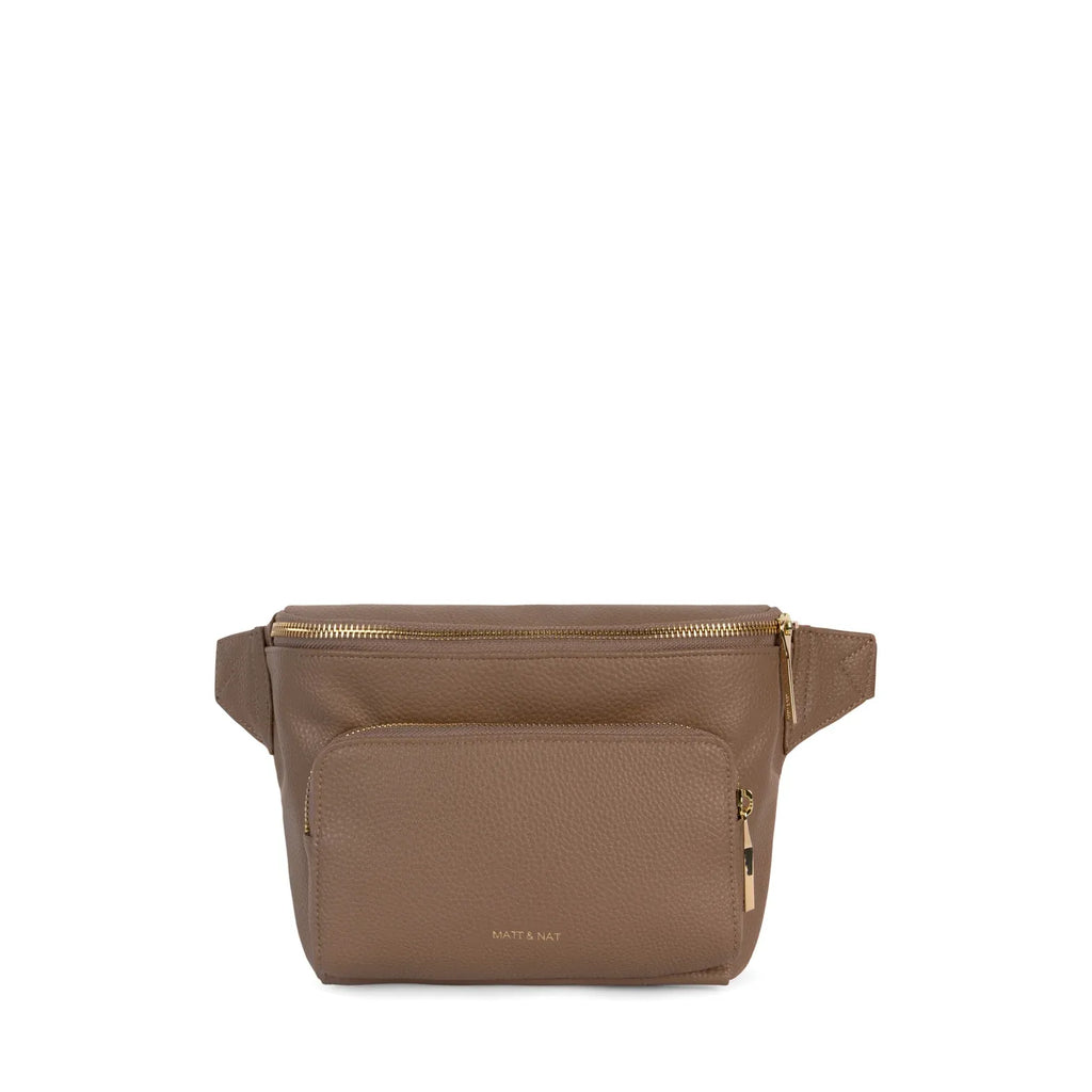 Matt & Nat Kora Vegan Belt Bag Grain - Black