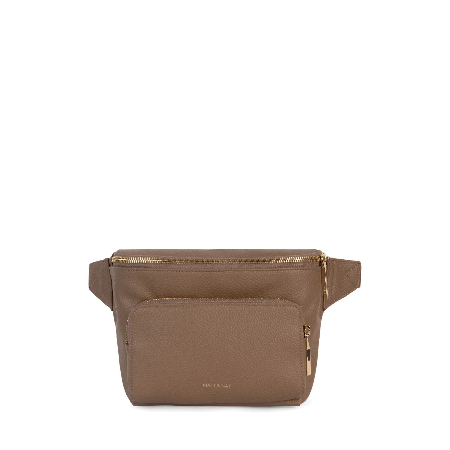 Matt & Nat Kora Vegan Belt Bag Grain - Black