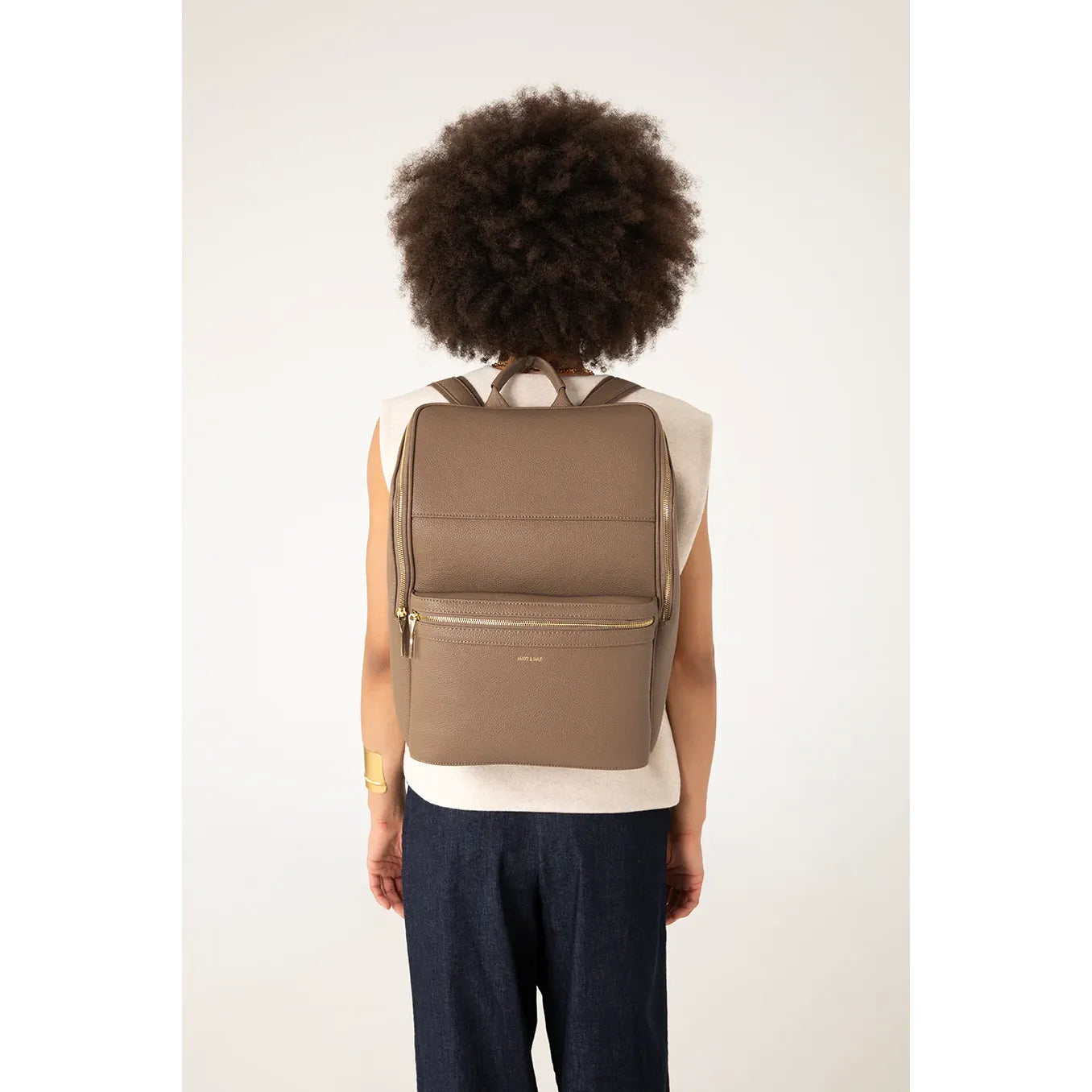 Matt & Nat Remi Vegan Backpack Grain - Black