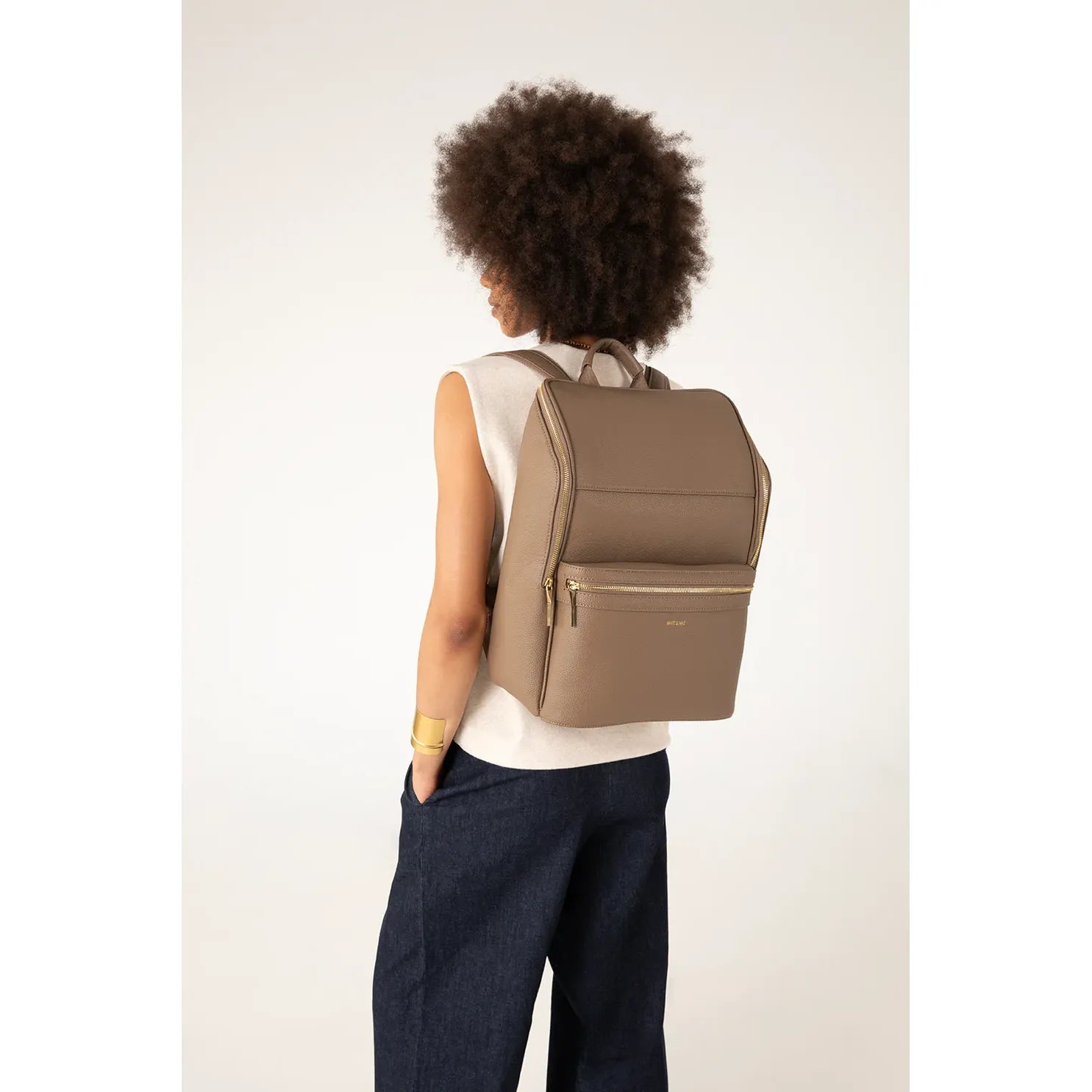 Matt & Nat Remi Vegan Backpack Grain - Black