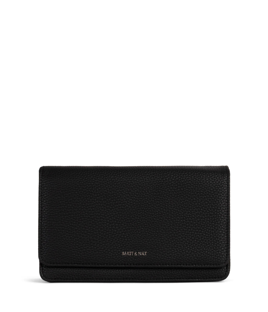 Matt & Nat Bee Vegan Grain Crossbody - Black