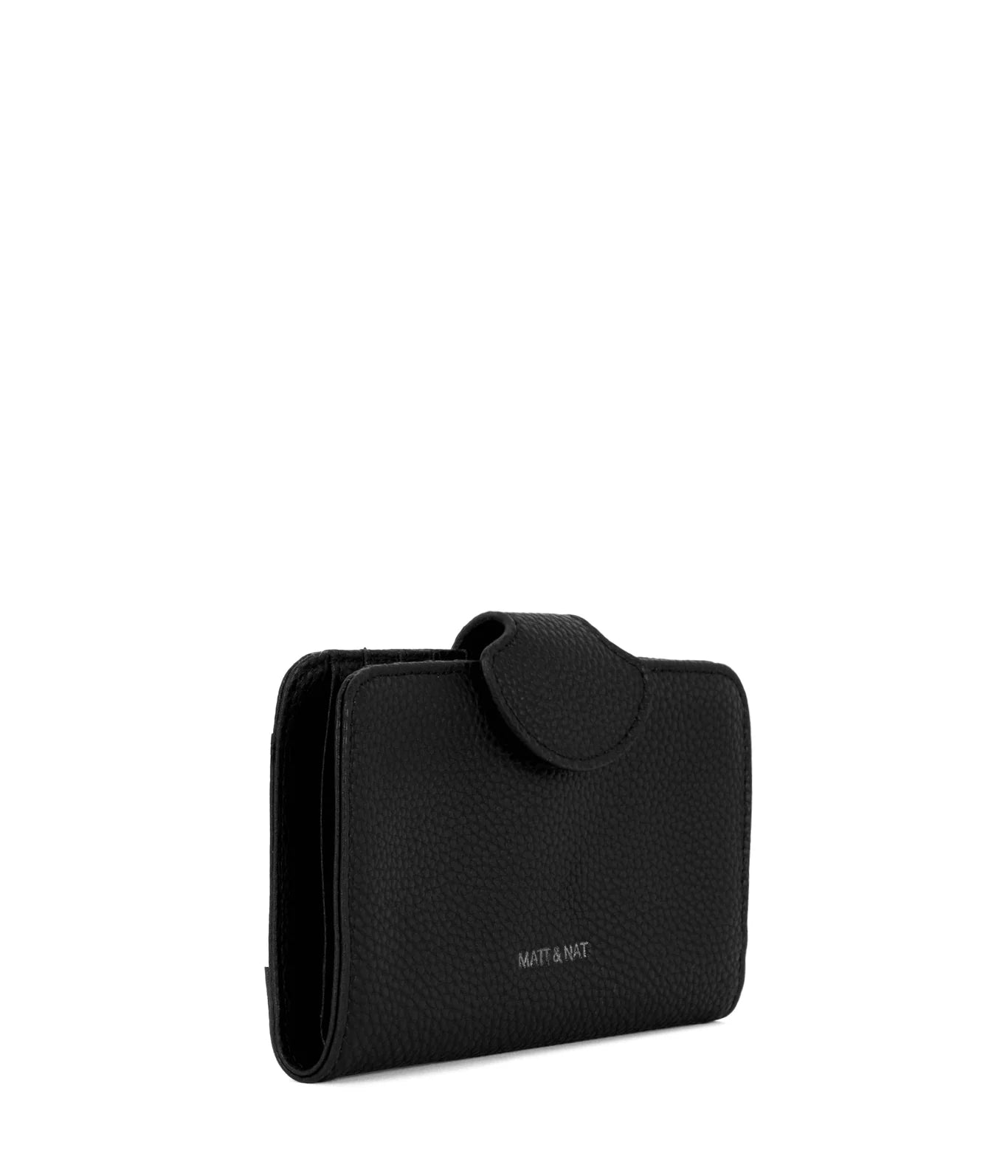 Matt & Nat Float SM Vegan Grain Wallet - Black